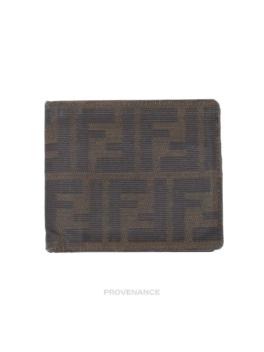 🔴 Fendi 8CC Bifold Wallet - FF Zucca Canvas